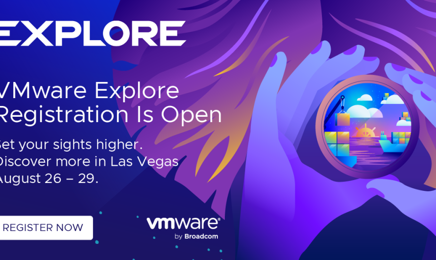 It is Coming Up on VMware Explore Time Again